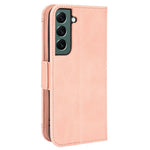 Multiple Card Slots Leather Case for Samsung Galaxy S22+ 5G, Wallet Stand Protective Phone Cover