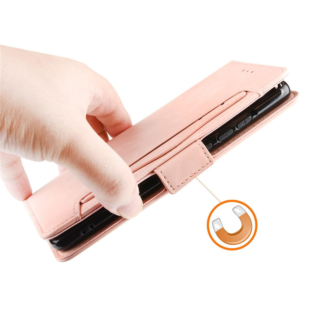 Kortholder Lædercover til Samsung Galaxy S22+ 5G, Wallet Stand Beskyttelsescover