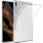 Til Samsung Galaxy Tab S8 Ultra Glossy Surface Inner Matte Finish Tablet-etui Ridsefast Blød TPU-skal