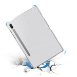 Til Samsung Galaxy Tab S8 Ultra Glossy Surface Inner Matte Finish Tablet-etui Ridsefast Blød TPU-skal