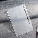 Til Samsung Galaxy Tab S8 Ultra Glossy Surface Inner Matte Finish Tablet-etui Ridsefast Blød TPU-skal