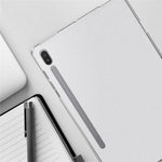 Til Samsung Galaxy Tab S8 Ultra Glossy Surface Inner Matte Finish Tablet-etui Ridsefast Blød TPU-skal