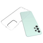 10 Stk./Pakke Gennemsigtigt Anti-vandmærke Cover til Samsung Galaxy A23, Blødt TPU Let Præcist Udskåret Bagside Cover Beskytter