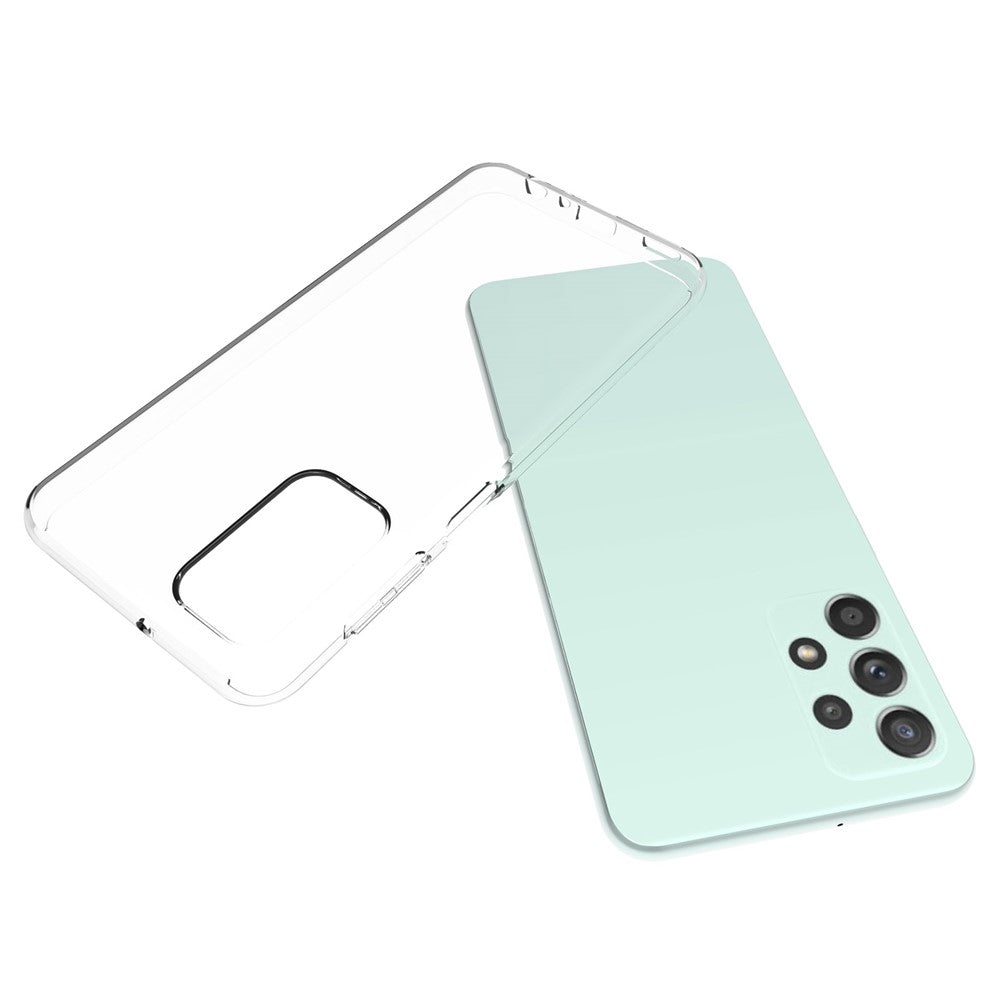 10 Stk./Pakke Gennemsigtigt Anti-vandmærke Cover til Samsung Galaxy A23, Blødt TPU Let Præcist Udskåret Bagside Cover Beskytter