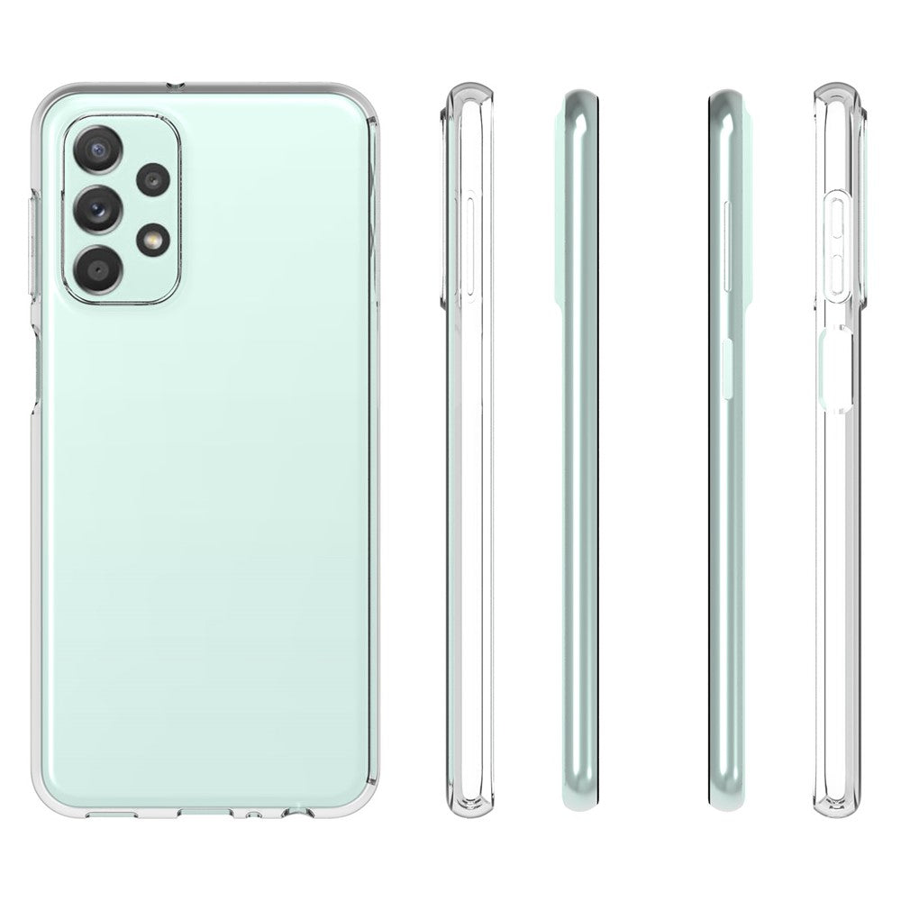 10 Stk./Pakke Gennemsigtigt Anti-vandmærke Cover til Samsung Galaxy A23, Blødt TPU Let Præcist Udskåret Bagside Cover Beskytter