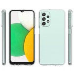 10 Stk./Pakke Gennemsigtigt Anti-vandmærke Cover til Samsung Galaxy A23, Blødt TPU Let Præcist Udskåret Bagside Cover Beskytter