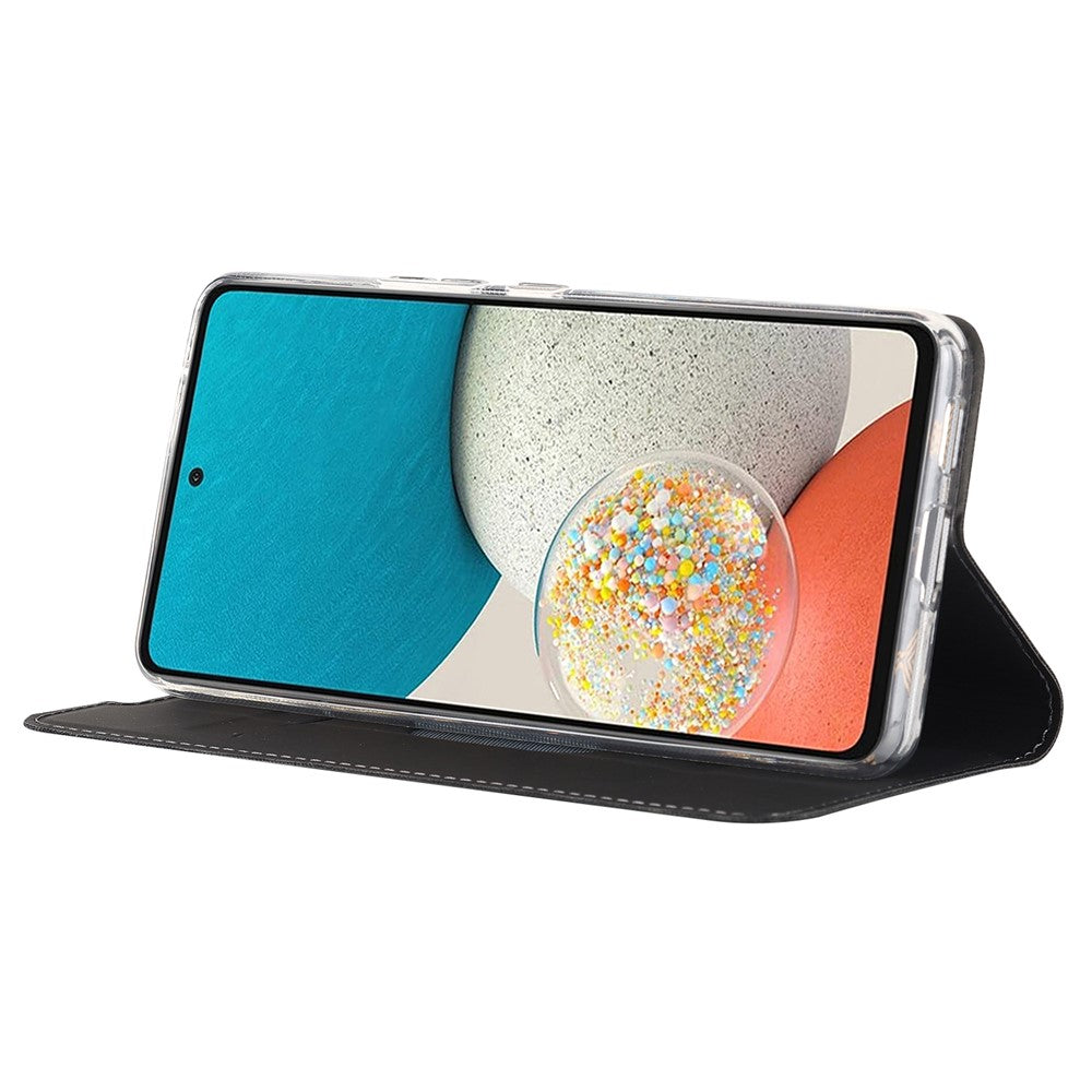 Card Holder Leather Case for Samsung Galaxy A53 5G, Magnetic Auto Closing Stand Phone Cover