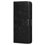 For Samsung Galaxy A23 5G (Global Version) Imprinting Butterfly Flower PU Leather Wallet Phone Case Stand Cover