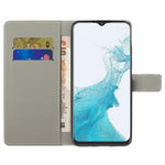 Mönstertryck Läderfodral till Samsung Galaxy A23 5G, Plånboksstativ Magnetiskt Spänne Telefonfodral
