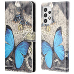 Mönstertryck Läderfodral till Samsung Galaxy A23 5G, Plånboksstativ Magnetiskt Spänne Telefonfodral