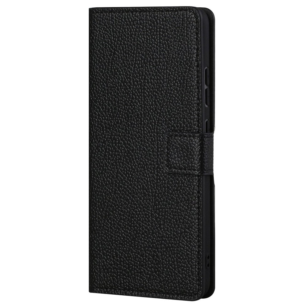 Til Samsung Galaxy A23 5G Litchi tekstur PU-læderpung etui Magnetisk lukkemekanisme Stander cover