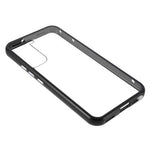 For Samsung Galaxy S22 5G Aluminium Alloy Frame + Double-sided Tempered Glass Phone Case Full Coverage Mobile Phone Cover