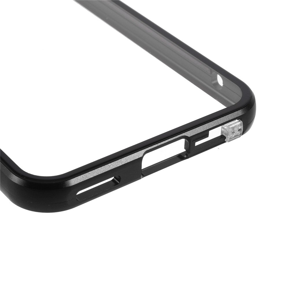 Samsung Galaxy S22 5G Ram i aluminiumlegering + Dubbelsidigt härdat glasfodral Heltäckande mobilmobilfodral