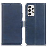 For Samsung Galaxy A23 5G Textured PU Leather Cover Wallet Stand Inner TPU Shell Phone Case