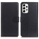 For Samsung Galaxy A23 4G / 5G Litchi Texture PU Leather Magnetic Clasp Stand Case Wallet Flip Phone Case