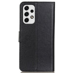 For Samsung Galaxy A23 4G / 5G Litchi Texture PU Leather Magnetic Clasp Stand Case Wallet Flip Phone Case