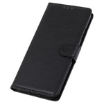 For Samsung Galaxy A23 4G / 5G Litchi Texture PU Leather Magnetic Clasp Stand Case Wallet Flip Phone Case