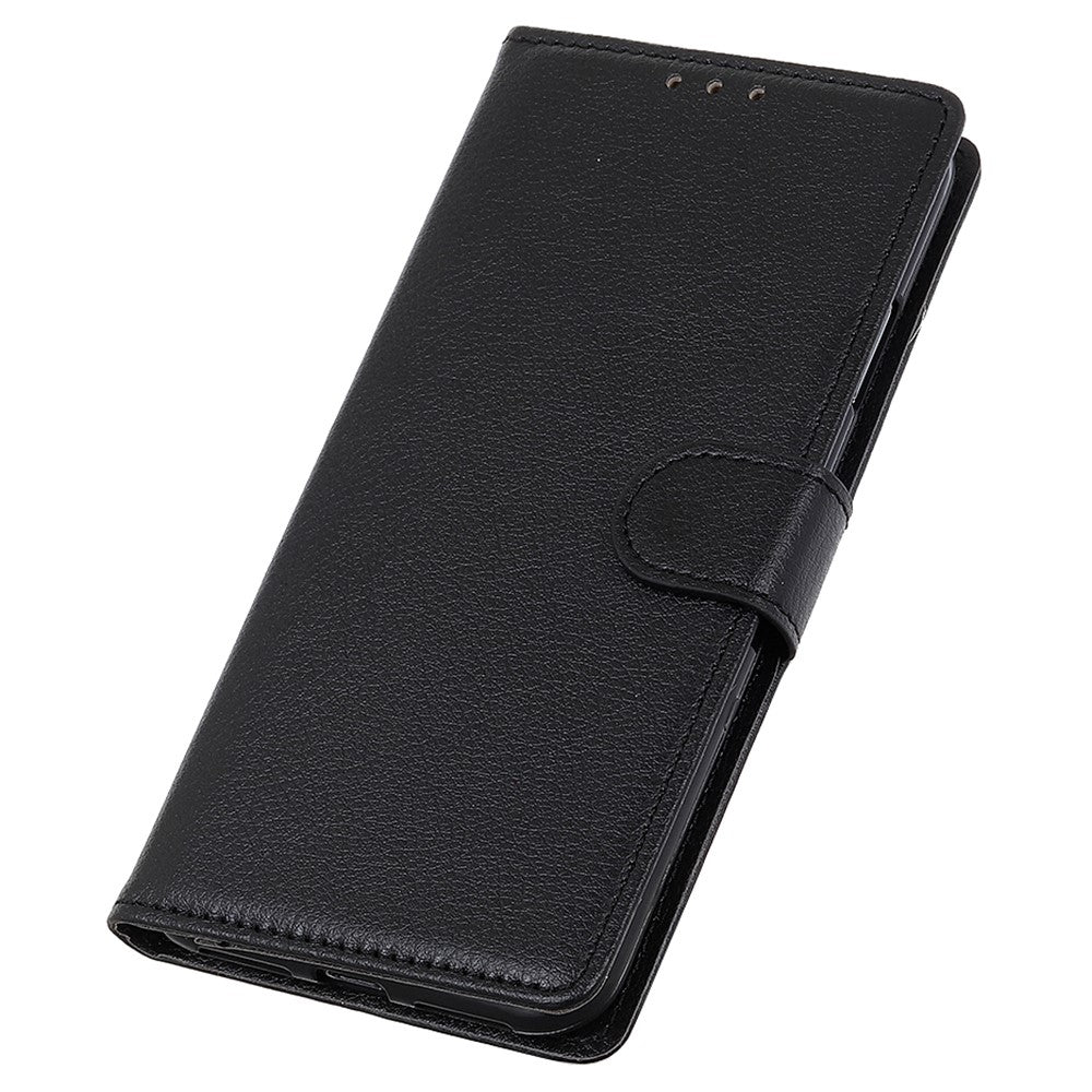 For Samsung Galaxy A23 4G / 5G Litchi Texture PU Leather Magnetic Clasp Stand Case Wallet Flip Phone Case