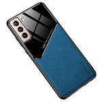 For Samsung Galaxy S22 5G Phone Case Shockproof Cover Anti-Fall TPU Frame Phone Protector with Magnetic Metal Sheet
