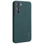 ENKAY HAT PRINCE for Samsung Galaxy S22+ 5G Solid Color Straight Edge Precise Cutout Phone Cover Liquid Silicone Flexible Protective Case