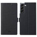 VILI K Series Stand Wallet Leather Case for Samsung Galaxy S22+ 5G, Double Magnetic Clasp Phone Cover