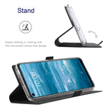 VILI K Series Stand Wallet Leather Case for Samsung Galaxy S22+ 5G, Double Magnetic Clasp Phone Cover