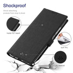 VILI K Series Stand Wallet Leather Case for Samsung Galaxy S22+ 5G, Double Magnetic Clasp Phone Cover