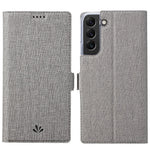 VILI K Series Stand Wallet Leather Case for Samsung Galaxy S22+ 5G, Double Magnetic Clasp Phone Cover