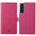 VILI K Series Stand Wallet Leather Case for Samsung Galaxy S22+ 5G, Double Magnetic Clasp Phone Cover
