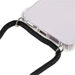 Crystal Clear TPU Cover for Samsung Galaxy S22 5G, Reinforced Four Corner Shockproof Phone Case with Lanyard
