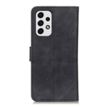 KHAZNEH Retro tekstur PU-lædercover til Samsung Galaxy A23 4G / 5G (Global version) med pungstativ Anti-drop telefoncover tilbehør
