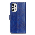 Retro Style Crazy Horse Texture Leather Case for Samsung Galaxy A23 4G / 5G (Global Version), Folio Flip Wallet Stand Design Phone Case Cover Accessory