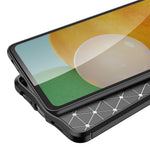 Samsung Galaxy A23 4G / 5G Litchitextur Flexibelt TPU Mobilmobil Baksida Reptåligt Fodral