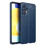 Samsung Galaxy A23 4G / 5G Litchitextur Flexibelt TPU Mobilmobil Baksida Reptåligt Fodral