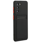 Card Slot Case for Samsung Galaxy S22 5G, Slim Fit Protective Soft TPU Shockproof Back Cover