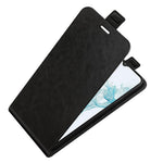 Til Samsung Galaxy A23 4G / 5G (global version) Crazy Horse tekstur PU læder vertikal flip-etui med kortholder