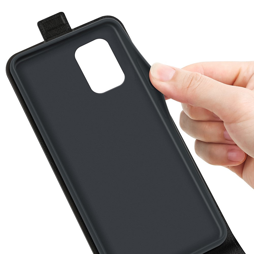 Til Samsung Galaxy A23 4G / 5G (global version) Crazy Horse tekstur PU læder vertikal flip-etui med kortholder