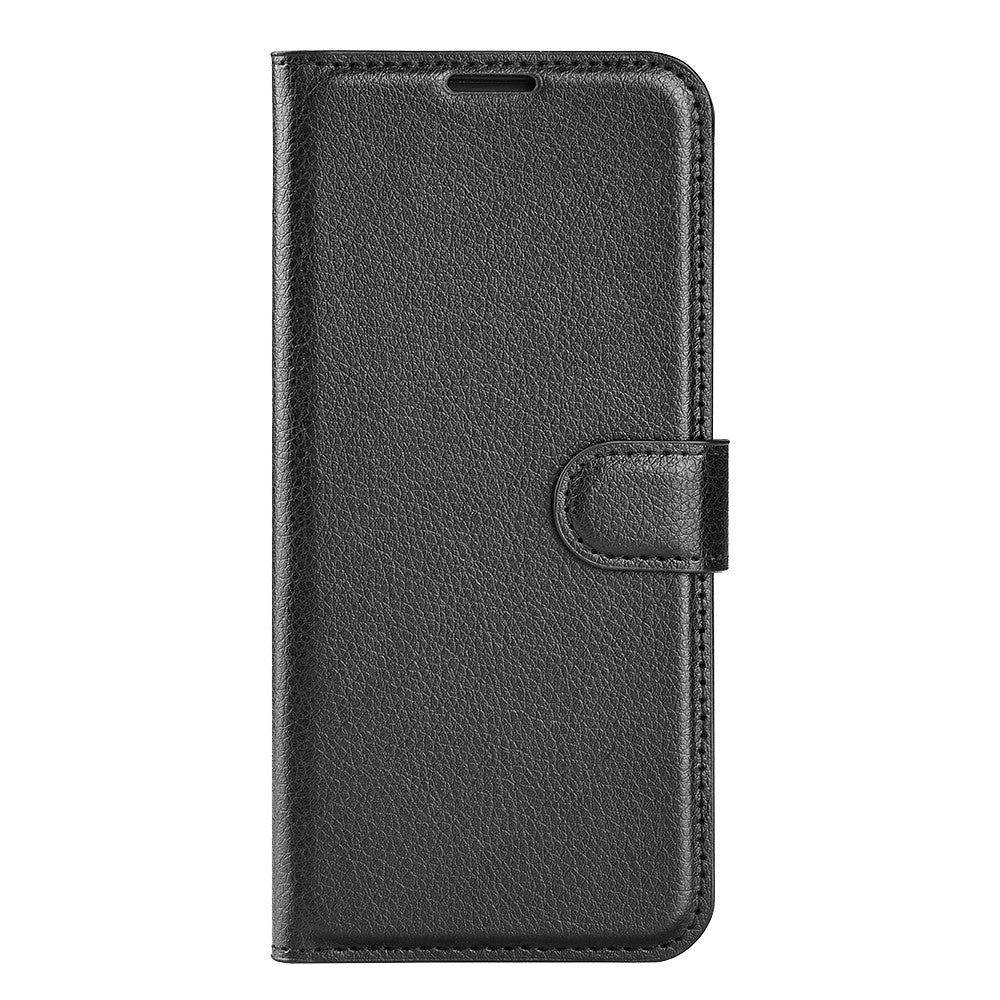 Samsung Galaxy A23 4G / 5G (Global Version) PU-läder + TPU-läderfodral Litchitextur Fullt skyddande stativplånboksfodral
