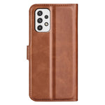 For Samsung Galaxy A23 4G / 5G (Global Version) Anti-scratch Textured PU Leather Wallet Phone Case Adjustable Stand Flip Phone Cover