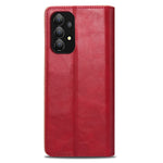 For Samsung Galaxy A53 5G Phone Cover Magnetic PU Leather Stand Imprinted Pattern Wallet Inner Soft TPU Case
