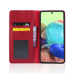 For Samsung Galaxy A53 5G Phone Cover Magnetic PU Leather Stand Imprinted Pattern Wallet Inner Soft TPU Case
