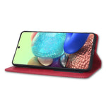 For Samsung Galaxy A53 5G Phone Cover Magnetic PU Leather Stand Imprinted Pattern Wallet Inner Soft TPU Case