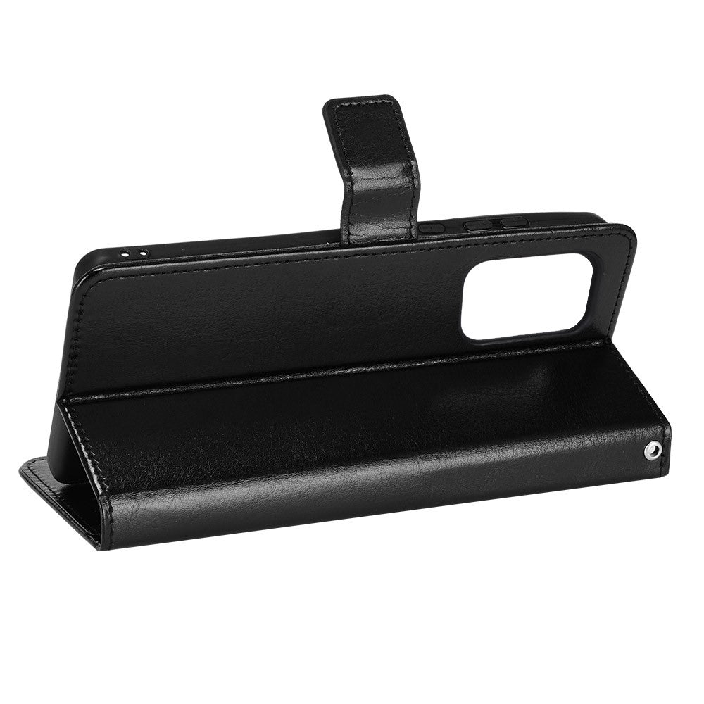 Crazy Horse Læder Telefoncover til Samsung Galaxy A53 5G Wallet Stand Design med Praktisk Rem