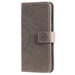 For Samsung Galaxy A23 4G / 5G (Global Version) PU Leather Book Wallet Case Imprinted Mandala Flower Stand Function Full Body Protective Phone Cover with Strap