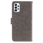 For Samsung Galaxy A23 4G / 5G (Global Version) PU Leather Book Wallet Case Imprinted Mandala Flower Stand Function Full Body Protective Phone Cover with Strap