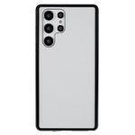 Samsung Galaxy S22 Ultra 5G-fuldbeskyttende mobilcover, dobbeltsidet hærdet glas + magnetisk metalramme med lås