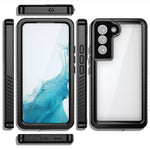 REDPEPPER FS Series for Samsung Galaxy S22 5G Transparent IP68 Waterproof Phone Case IP6X Dust-proof Defender Shell Support Fingerprint Unlock