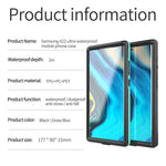 REDPEPPER A Series for Samsung Galaxy S22 Ultra 5G Waterproof Case IP68 Protective Phone Cover with Screen Protector