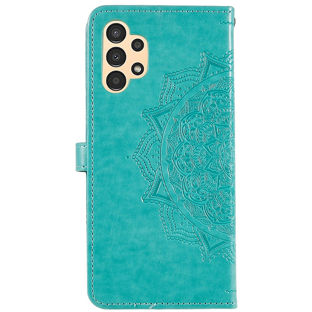 Mandala Præget Telefoncover til Samsung Galaxy A13 4G Anti-fald Stativfunktion Telefon Cover Etui Pung
