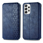 Samsung Galaxy A33 5G PU-läderfodral Rhombus Imprint plånboksfodral